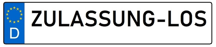 Autokennzeichen online bestellen